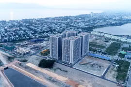 Khu chung cư Nhà ở xã hội Bàu Tràm (quận Liên Chiểu, thành phố Đà Nẵng) tiếp tục triển khai các block mới để phục vụ nhu cầu của công nhân, người lao động thành phố. (Ảnh: Quốc Dũng/TTXVN)