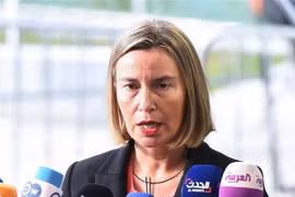 Đại diện cấp cao của Liên minh châu Âu (EU) về chính sách an ninh và đối ngoại Federica Mogherini. (Ảnh: AFP/TTXVN)