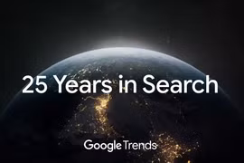 Những từ khóa được tìm kiếm nhiều nhất trên Google 25 năm qua