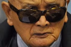 Bị cáo Nuon Chea. (Ảnh: AP)