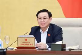 Chủ tịch Quốc hội Vương Đình Huệ phát biểu. (Ảnh: Doãn Tấn/TTXVN)