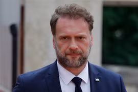 Bộ trưởng Quốc phòng Croatia Mario Banozic tại Paris, Pháp ngày 19/6/2023. (Ảnh: AFP/TTXVN)