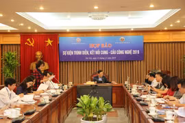 Bộ Khoa học và Công nghệ phối hợp với Ủy ban Nhân dân tỉnh Gia Lai đã tổ chức Họp báo sự kiện TechDemo Gia Lai 2019. (Ảnh: Minh Sơn/Vietnam+)