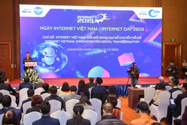 Hội thảo Internet Day 2019 đã chính thức khai mạc tại Hà Nội. (Ảnh: Minh Sơn/Vietnam+)