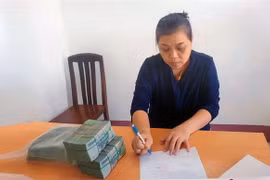 ối tượng Tôn Nữ Thị Huyền, kẻ cầm đầu đường dây buôn bán nội tạng người. (Ảnh: TTXVN phát)