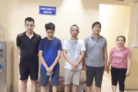 Các đối tượng trong đường dây của Thuận. (Nguồn: Congan.com.vn)