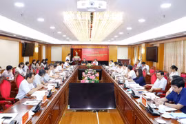 Quang cảnh toạ đàm. (Ảnh: Phương Hoa/TTXVN)