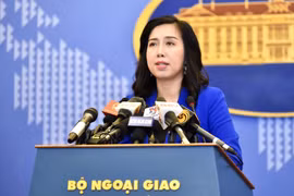 Người Phát ngôn Bộ Ngoại giao Lê Thị Thu Hằng. (Nguồn: TTXVN)