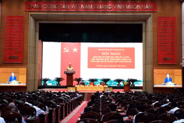 Chủ tịch nước Nguyễn Xuân Phúc phát biểu chỉ đạo hội nghị. (Ảnh: Thống Nhất/TTXVN)
