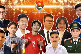 10 gương mặt trẻ Thủ đô tiêu biểu năm 2021. (Nguồn: Thành Đoàn Hà Nội)