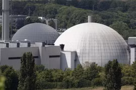 Nhà máy điện hạt nhân Neckarwestheim ở miền Nam Đức. (Ảnh: AFP/TTXVN)