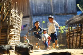 Trẻ em vùng cao. (Ảnh minh họa. Nguồn: TTXVN)
