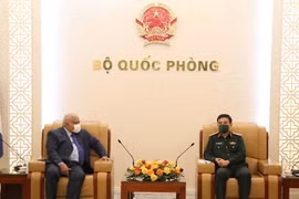 Đại tướng Phan Văn Giang tiếp Đại sứ Orlando Nicolás Hernández Guillén. (Nguồn: Bộ Quốc phòng)