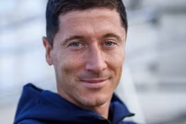 Tiền đạo Lewandowski. (Ảnh: AFP/TTXVN)