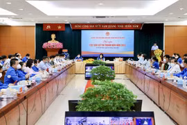 Quang cảnh buổi đối thoại. (Ảnh: Hồng Giang/TTXVN)
