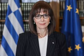 Tổng thống Hy Lạp Katerina Sakellaropoulou. 