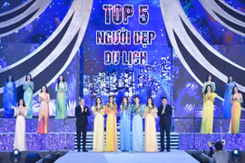 Top 5 Người đẹp Du lịch. (Ảnh: CTV/Vietnam+)