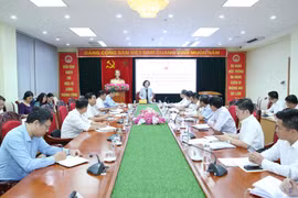 Quang cảnh buổi làm việc. (Ảnh: Phương Hoa/TTXVN)