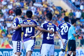 Văn Quyết, Quang Hải sẽ mang lại vinh quang cho Hà Nội FC? (Ảnh: Nguyên An/Vietnam+)