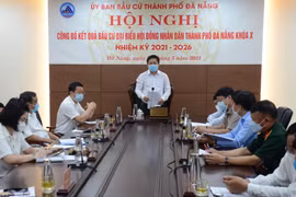 Đà Nẵng thông qua kết quả bầu cử Hội đồng Nhân dân cấp thành phố khóa X. (Ảnh: Quốc Dũng/TTXVN)
