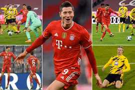 Cận cảnh Bayern thắng ngược Dortmund ở trận 'kinh điển Đức'