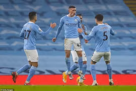 Man City leo lên tốp 3 Premier League. (Nguồn: Getty Images)