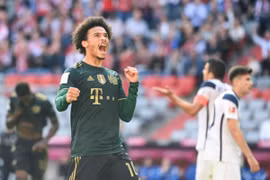 Sane góp công giúp Bayern thắng đậm. (Nguồn: Getty Images)