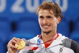Zverev đi vào lịch sử với tấm huy chương Vàng Olympic Tokyo
