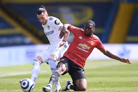 Leeds (áo trắng) và Manchester United chia điểm. (Nguồn: Getty Images)