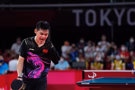 Vận động viên Trung Quốc Zhao Shuai. (Ảnh: THX/TTXVN)