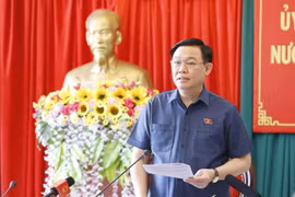 Chủ tịch Quốc hội Vương Đình Huệ phát biểu. (Ảnh: Doãn Tấn/TTXVN)