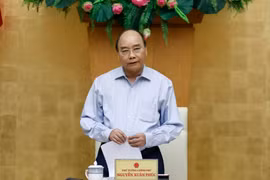 Thủ tướng Nguyễn Xuân Phúc phát biểu. (Ảnh: Thống Nhất/TTXVN)