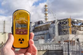 Lượng phóng xạ ở nhà máy điện hạt nhân Chernobyl có tác động gây hại đối với loài ong. (Nguồn: Getty Images)