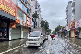 Có nguy cơ xảy ra ngập úng cục bộ do mưa to tại khu vực Tây Ninh. (Ảnh: Mai Trang/TTXVN)