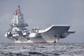 Tàu sân bay Liêu Ninh của Trung Quốc. (Nguồn: AFP)