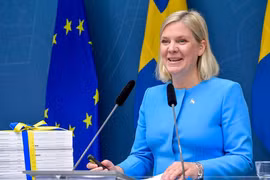Bộ trưởng Tài chính Thụy Điển Magdalena Andersson được đề cử làm Chủ tịch Ủy ban Tài chính và Tiền tệ Quốc tế (IMFC). (Nguồn: TT)