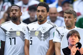 Ba nhà cựu vô địch thế giới 2014 Thomas Muller, Mats Hummels và Boateng đã bị HLV Joachim Low loại khỏi đội tuyển Đức. (Ảnh: Nguồn DFB)
