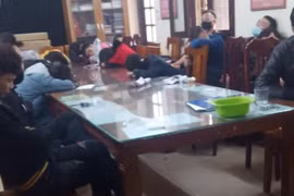 Các đối tượng tại Cơ quan điều tra. (Nguồn: cand.com.vn)