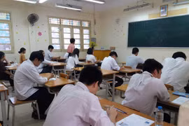 Thí sinh Hà Nội dự thi Trung học phổ thông quốc gia năm 2019. (Ảnh: Phạm Mai/Vietnam+)