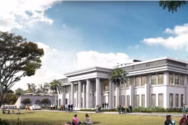 Mô hình khuôn viên Đại học VinUni. (Ảnh: VinUni)