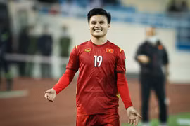 Tiền vệ Quang Hải bỏ ngỏ khả năng dự AFF Cup 2022. (Ảnh: PV/Vietnam+) 
