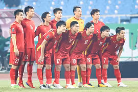 Danh sách đội tuyển Việt Nam tập trung vào tháng 1/2022 vắng những trụ cột như Tuấn Anh, Duy Mạnh. (Ảnh: PV/Vietnam+) 