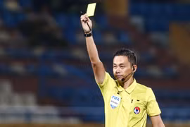 Trọng tài FIFA Ngô Duy Lân. (Ảnh: PV/Vietnam+) 