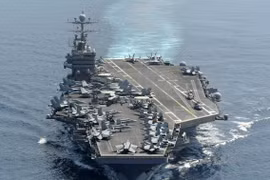 Mỹ: Hỏa hoạn trên tàu sân bay USS Abraham Lincoln, 9 người bị thương