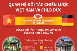 [Infographics] Quan hệ Đối tác Chiến lược Việt Nam-CHLB Đức