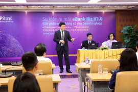 Tổng Giám đốc Nguyễn Hưng chia sẻ về phiên bản eBank BIZ v3.0. (Nguồn: TPBank)