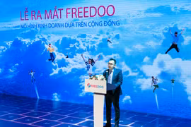 Ông Phùng Duy Khương, Giám đốc Khối Bán lẻ hàm Phó Tổng Giám đốc VietinBank phát biểu tại buổi lễ. (Nguồn: VietinBank)