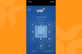 Khách hàng của VIB có thể xác thực giao dịch bằng FaceID. (Nguồn: VIB)