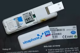 USB 3G của VinaPhone. (Ảnh: VinaPhone cung cấp)