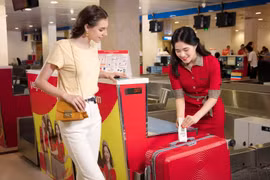 Vietjet Air miễn phí 15kg hành lý ký gửi tất cả mạng bay nội địa. (Ảnh: T.T)